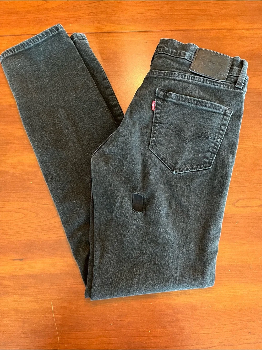 Levi's 511 Slim Fit Black Jean Waterless Men's Denim W33 L34